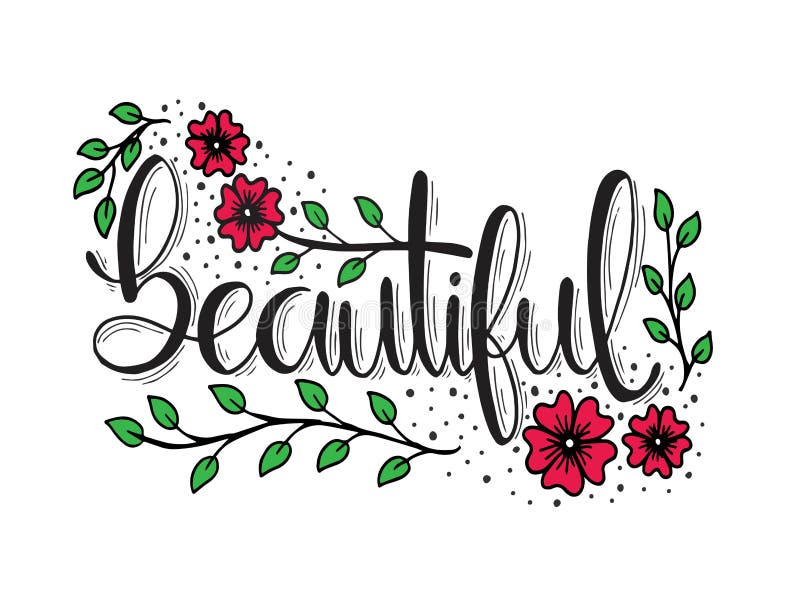 Don t calligraphic lettering design Royalty Free Vector