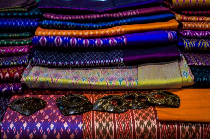 Colorful hand Made Thai Silk. Colorful hand Made Thai Silk