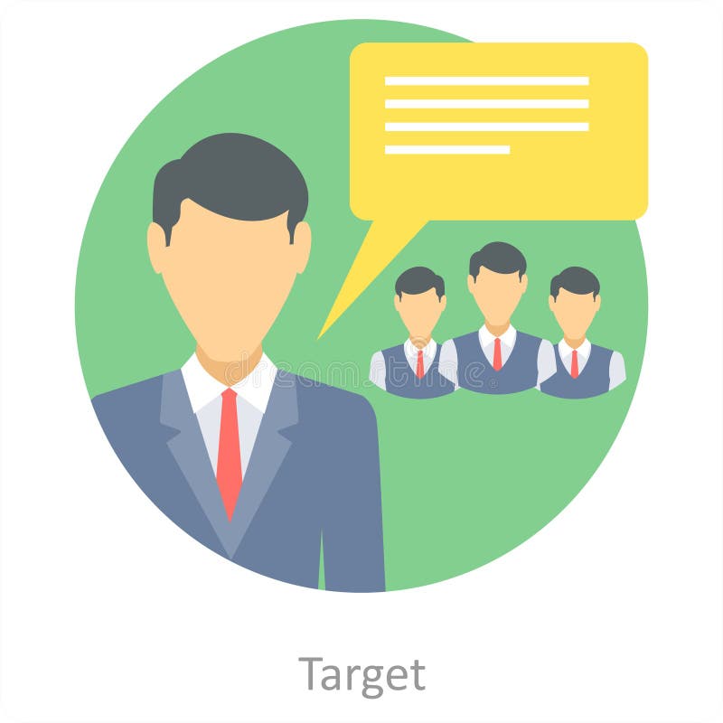 Target royalty free illustration