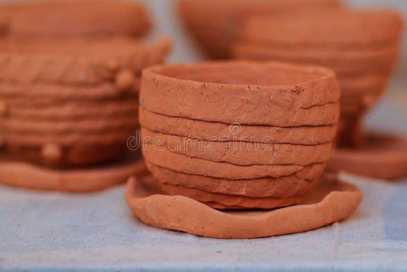 Beautiful Handmade Ceramic Pot and Vase in Exotic Patterns at Ni Stock Image Image of antique