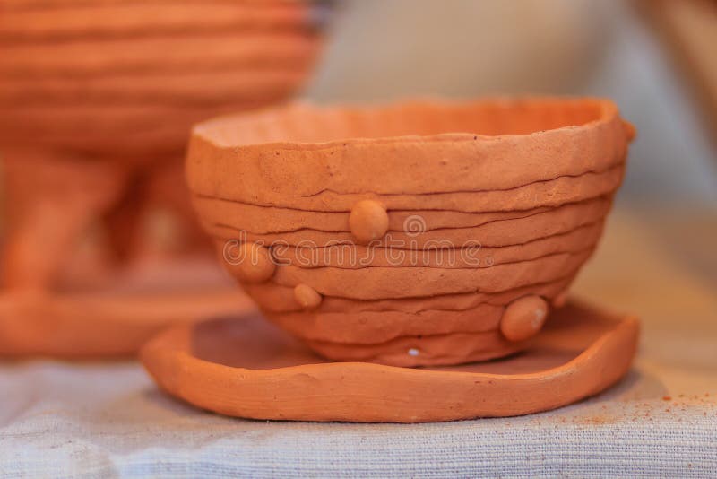 Beautiful Handmade Ceramic Pot and Vase in Exotic Patterns at Ni Stock Image Image of closeup