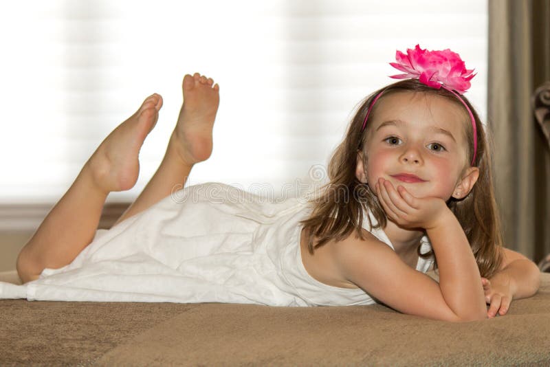 Beautiful, happy child posing