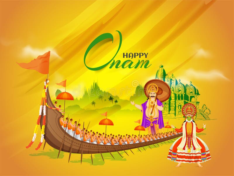 Beautiful Happy Onam Festival Poster or Banner Design with Illustration of Illustration of Kathakali Dancer. Stock Illustration - Illustration of invitation, holiday: 156543961 Beautiful Happy Onam Festival Poster or Banner Design with Illustration of Illustration of Kathakali Dancer. Stock Illustration - Illustration of invitation, holiday: 156543961