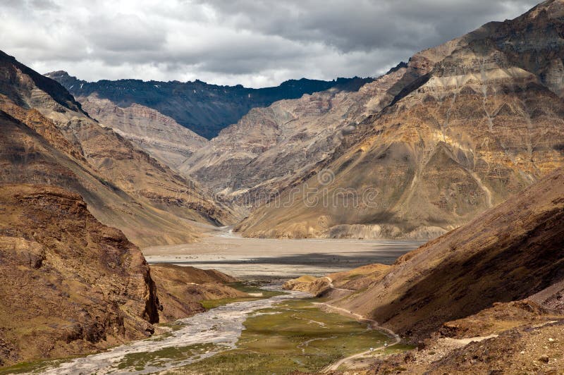 Beautiful himalayan valley