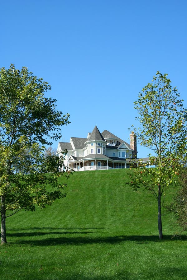 Beautiful house on a hill