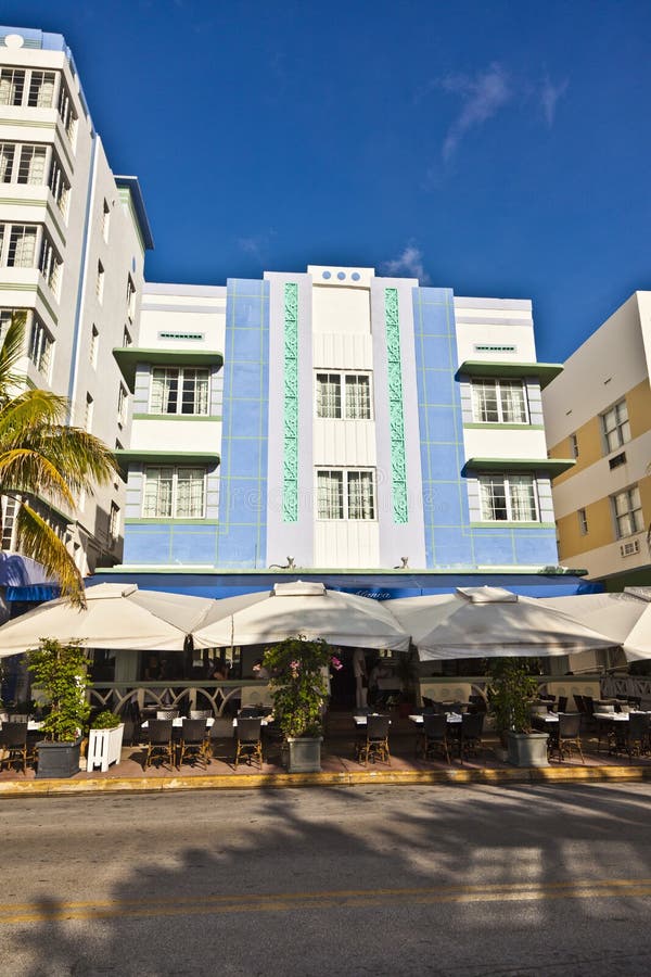 Art Deco Building in South Beach Miami, FL Editorial Photo Image of