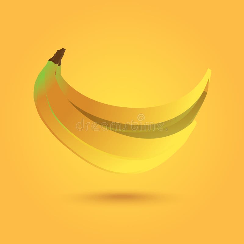 Beautiful illustration of banana fruit royalty free illustration Beautiful illustration of banana fruit royalty free illustration