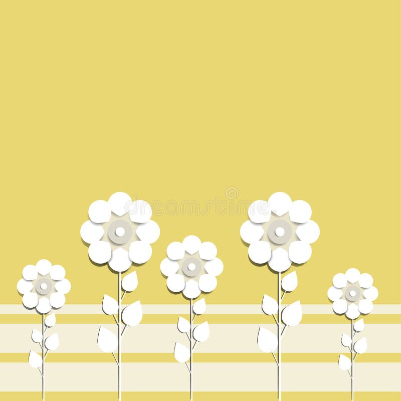 Illustration of paper flowers celebratory background for text placement royalty free illustration Illustration of paper flowers celebratory background for text placement royalty free illustration