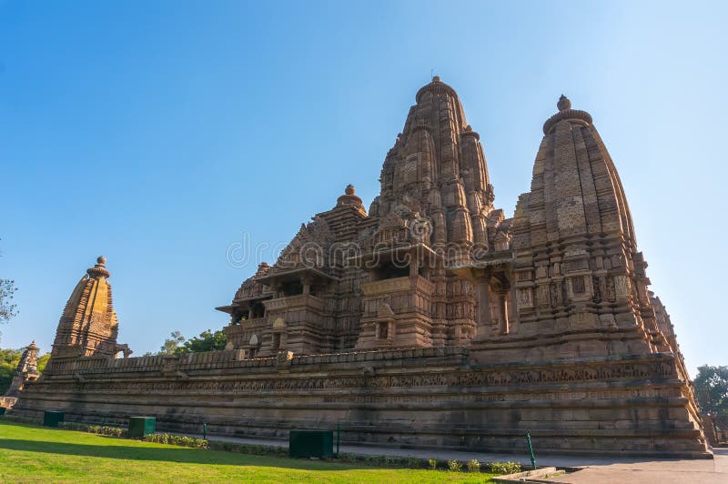 Beautiful image of Kandariya Mahadeva temple, Khajuraho, Madhyapradesh, India stock photography Beautiful image of Kandariya Mahadeva temple, Khajuraho, Madhyapradesh, India stock photography