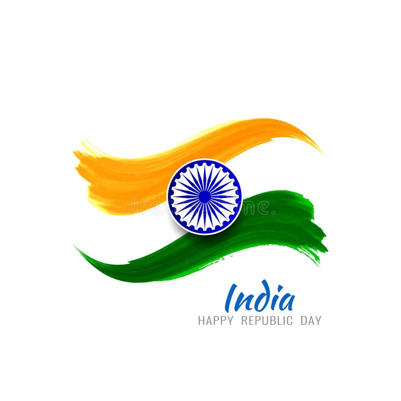 Beautiful Indian Flag Theme Vector Background Stock Vector - Illustration  of beautiful, tricolor: 147811870