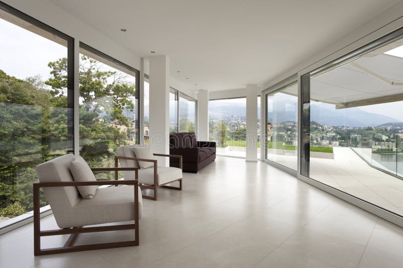 Beautiful interior of a modern house stock photography Beautiful interior of a modern house stock photography