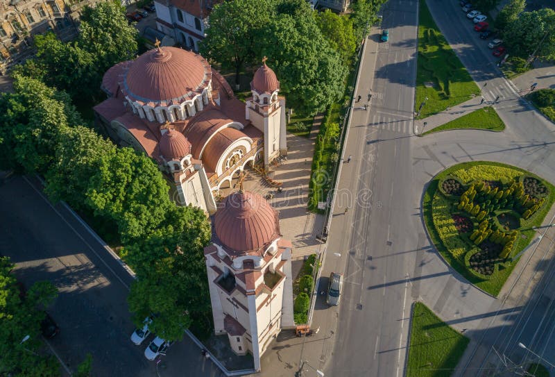 Beautiful Iosefin Orthodox Church in Timisoara, Romania stock photography Beautiful Iosefin Orthodox Church in Timisoara, Romania stock photography