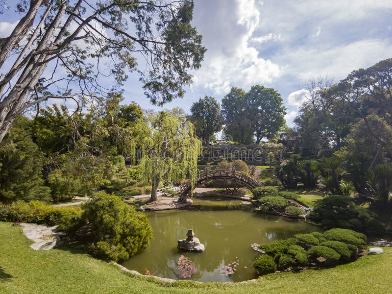 Beautiful Japanese Garden Of Huntington Library Editorial