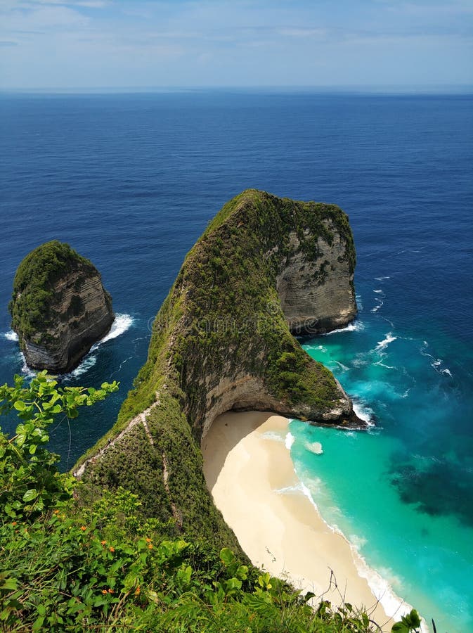 Green Rocks  Beach At Bali Indonesia  Stock Photo Image 