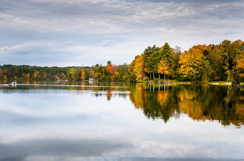 Beautiful Lake in Autumn
