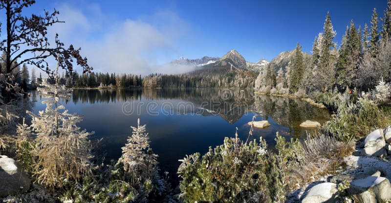 Krásné pleso ve Vysokých Tatrách - Štrbské pleso