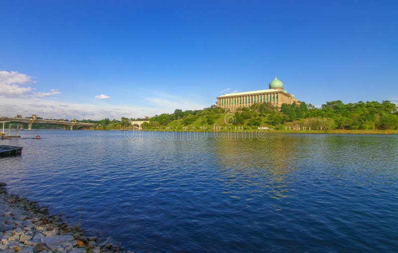 Beautiful lake at Putrajaya Malaysia stock photo Beautiful lake at Putrajaya Malaysia stock photo