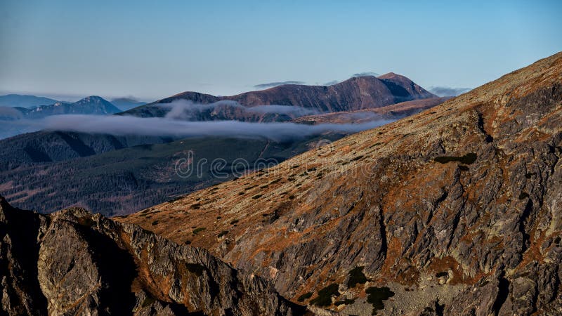 Rocky peaks in the Tatra National Park, SLovakia