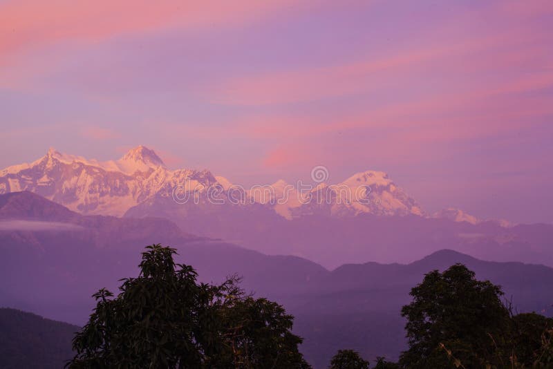Beautiful landscape in Himalayas