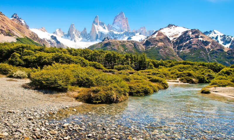 Beautiful Landscape In Patagonia South America Stock Image Image