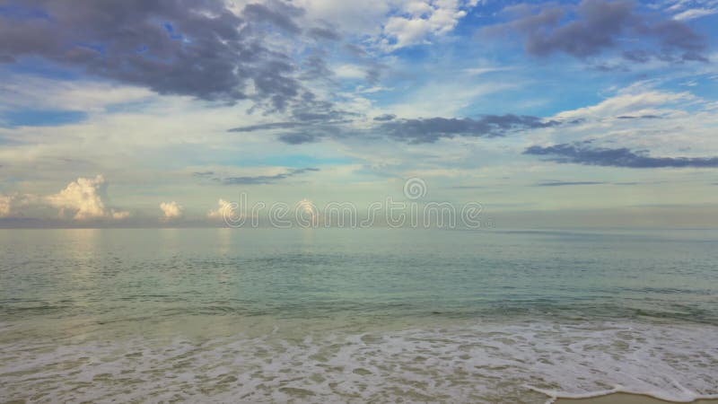 Landscape with tropical sea at morning