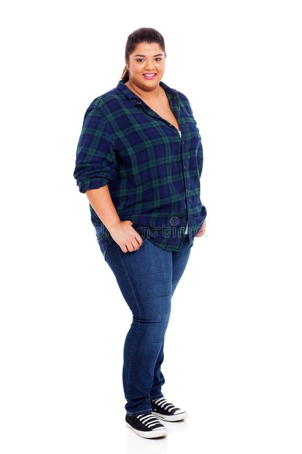 Beautiful large woman stock images