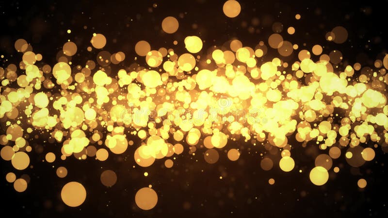 Beautiful light Shining golden particles abstract loop Background with shiny red Golden particles. Beautiful light Shining golden confetti shining with bright