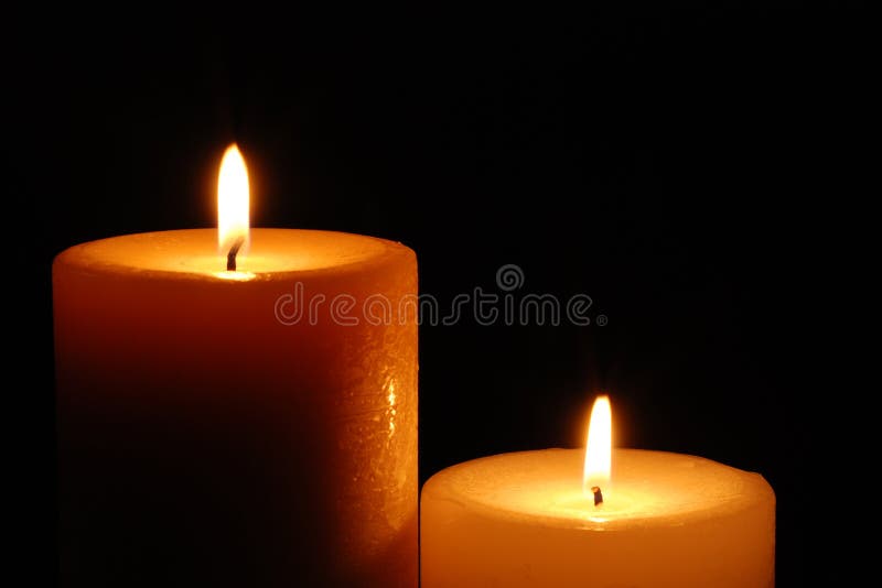 Beautiful Lit Candles