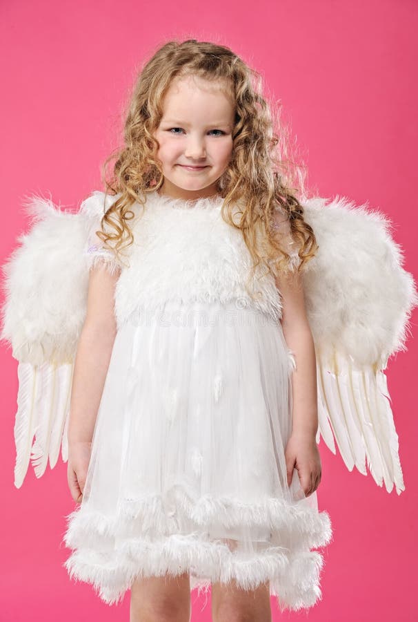 Beautiful Little Angel Girl Picture. Image: 14511759