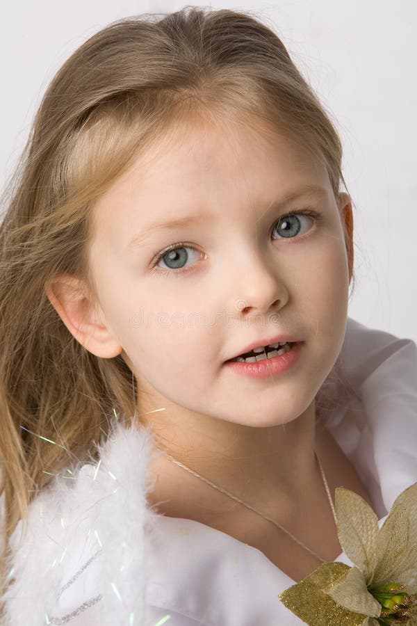 Portrait of a beautiful little girl in a pink dress five years Stock Photo  - Alamy