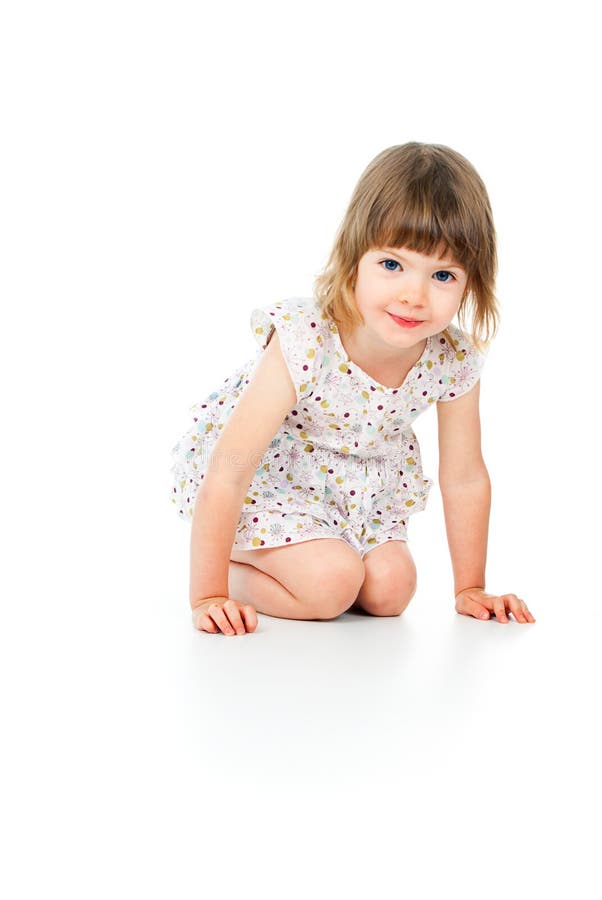 Beautiful little girl laughing