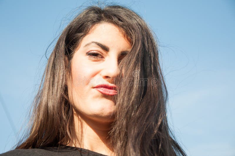 Beautiful look stock photos