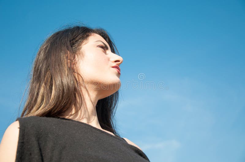 Beautiful look stock photo