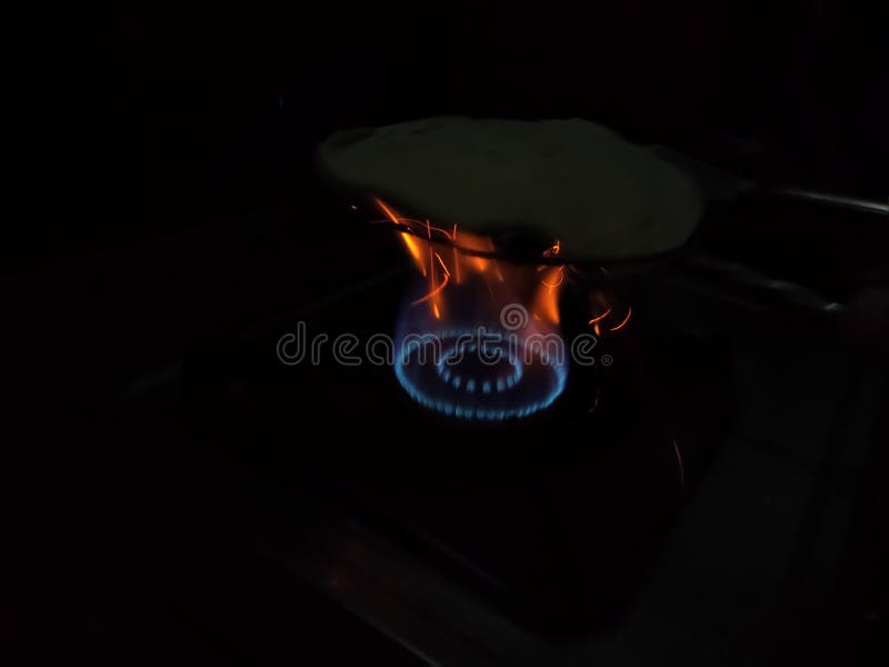 A beautiful look of red hot blazing flames royalty free stock image