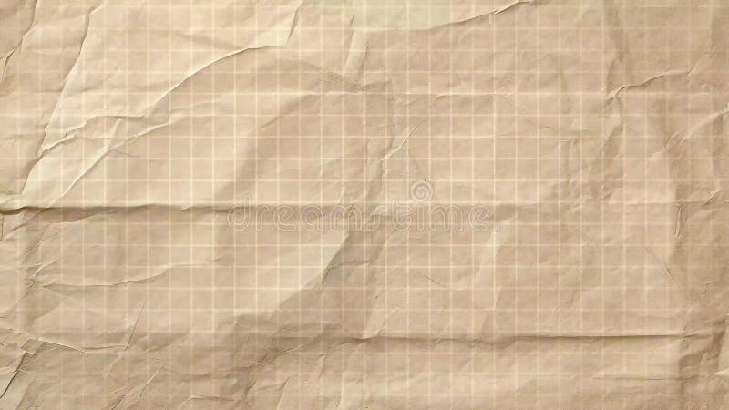 Beautiful loopable crumpled paper animated background texture vector illustration