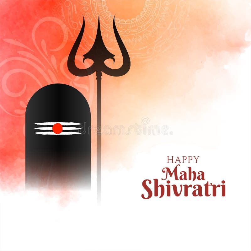 Happy Shivratri wish post Stock Photo - Alamy