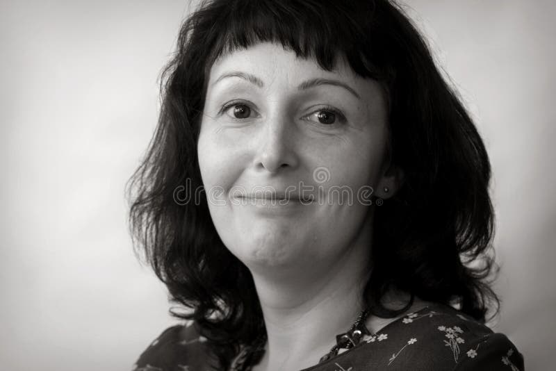 Beautiful mature brunette stock photo. Image of portrait - 2276848