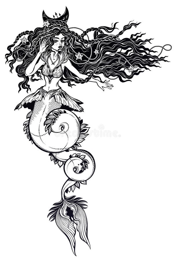 Top 55 Best Mermaid Tattoo Ideas  2021 Inspiration Guide  Mermaid  tattoos Mermaid tattoo designs Mermaid tattoo