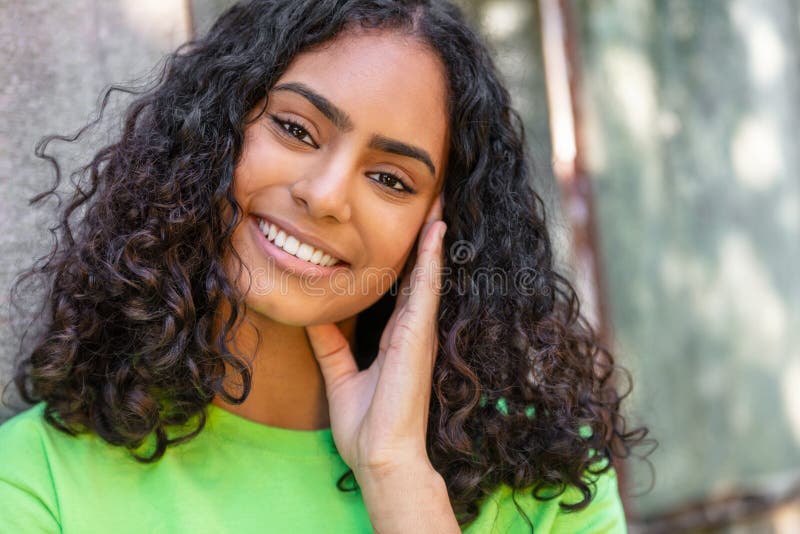 Gorgeous Mixed Black Teen