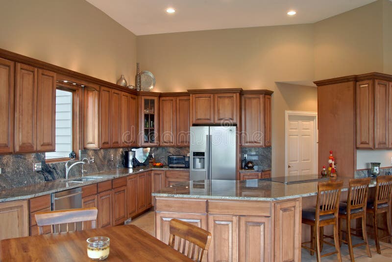 Beautiful modern kitchen stock image Beautiful modern kitchen stock image