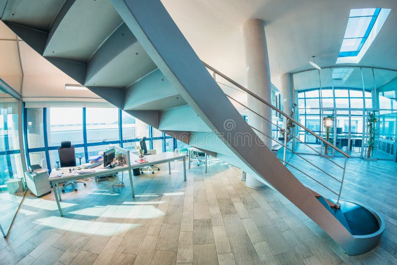 Beautiful modern office interior. Useful for business brochures