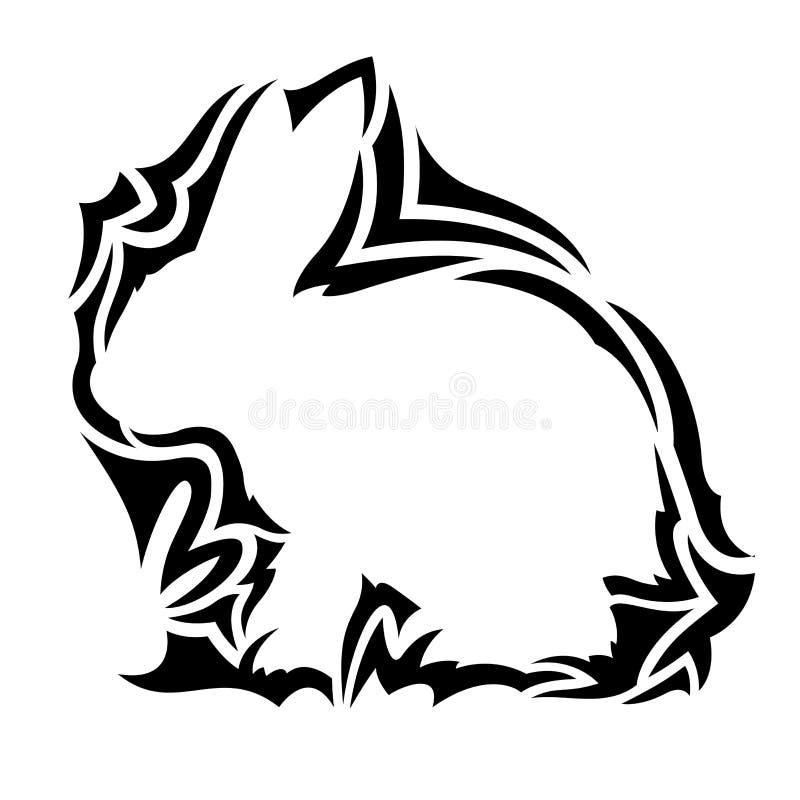 Bunny Tattoo: Over 5,384 Royalty-Free Licensable Stock Vectors & Vector Art  | Shutterstock