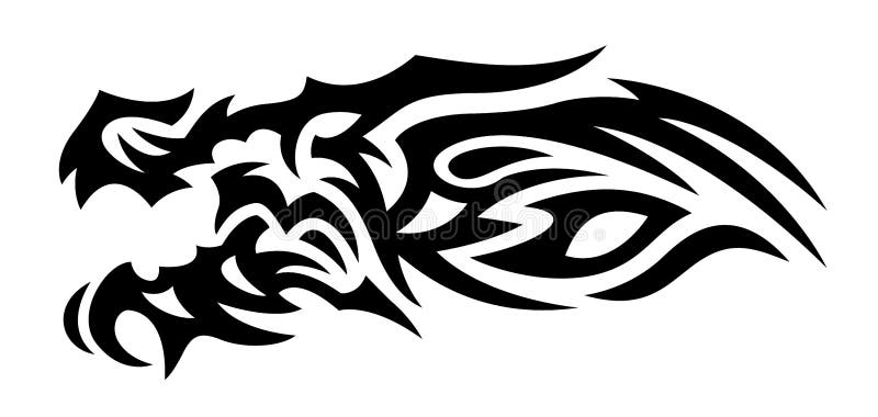 2. Black and White Dragon Arm Tattoo - wide 9