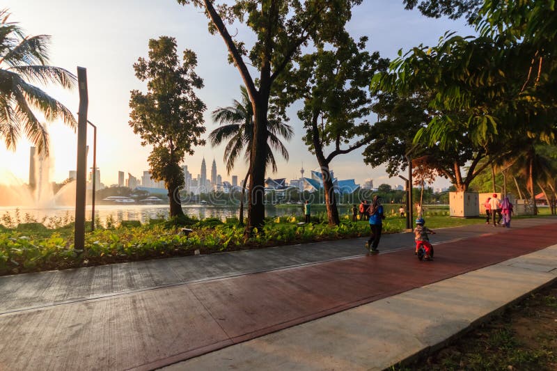 Kuala Lumpur Titwangsa Lake Gardens,Malaysia royalty free stock images Kuala Lumpur Titwangsa Lake Gardens,Malaysia royalty free stock images