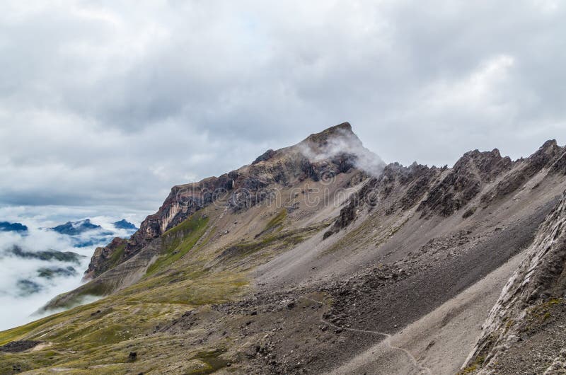 Beautiful mountain landscape in the Lechtal Alps, North Tyrol, Austria royalty free stock image Beautiful mountain landscape in the Lechtal Alps, North Tyrol, Austria royalty free stock image
