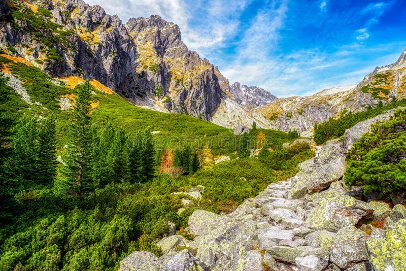 Krásna dolina vo Vysokých Tatrách, Slovensko