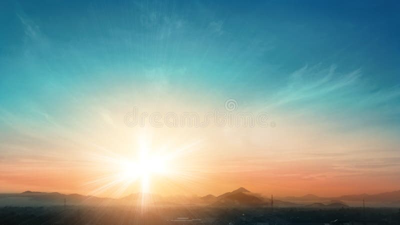Beautiful Mountain Sky Sunrise Background Stock Image - Image of majestic,  amazing: 106211677