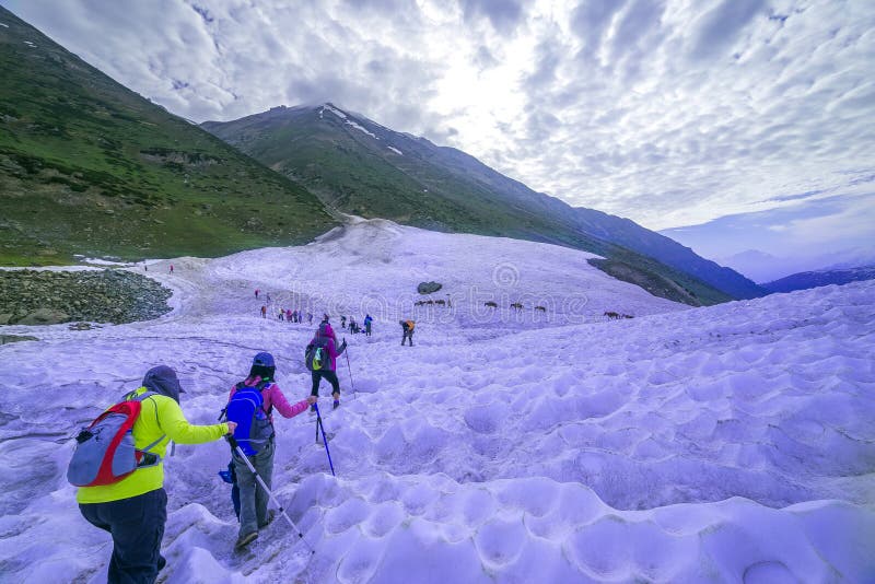 Beautiful mountain view of Sonamarg mountain, Jammu and Kashmir state, India