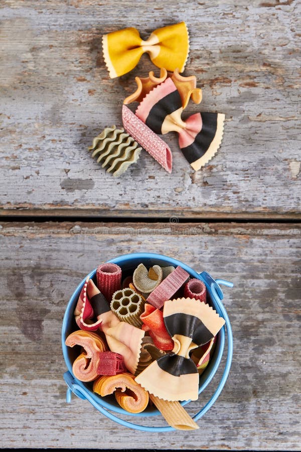 Pasta bucket stock photo. Image of eating, food, bunch 13019602