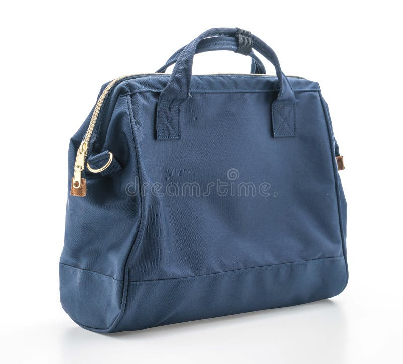 Beautiful navy bag stock image. Image of cool, background 98016203